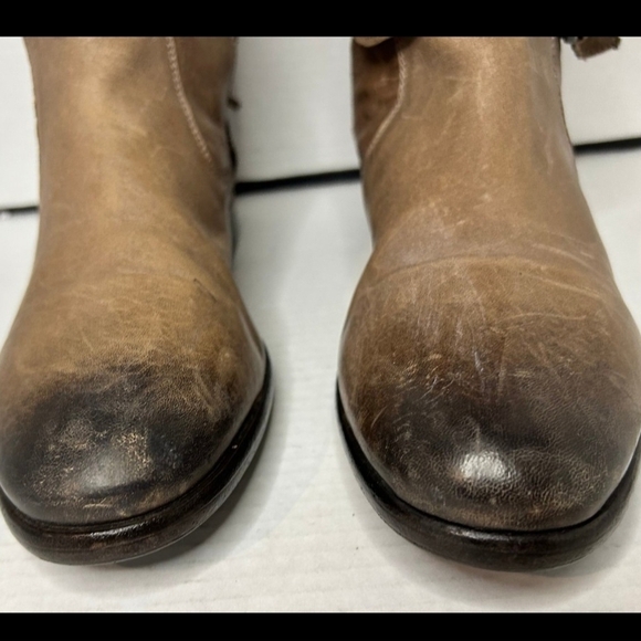 Brown Leather Knee-High Boots - Picture 8 of 10